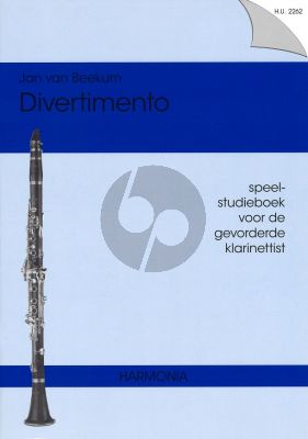 Beekum Divertimento (Studieboek gevorderde Klarinettist)