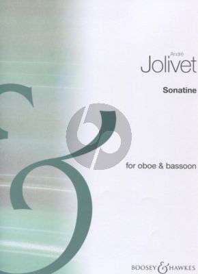 Jolivet Sonatina Oboe and Bassoon