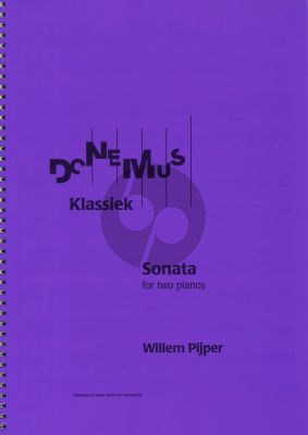 Pijper  Sonate 2 Piano's (1935) (2 copies needed for performance)