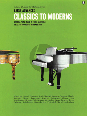 Classics to Moderns early advanced piano