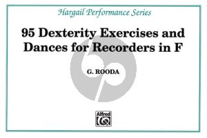 Rooda 95 Dexterity Excercices and Dances for Recorders in F