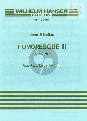 Humoresque No.3 Op.89A