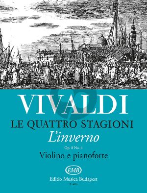 Vivaldi Concerto Op.8 No.4 RV 297 L'Inverno 4 Seasons for Violin and Piano (Sulyok-Tatrai) (EMB)