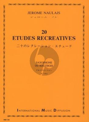 Naulais 20 Etudes Recreatives pour Saxophone (interm.grade)