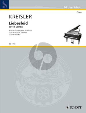 Kreisler Liebesleid Klavier (transcr. Serge Rachmaninoff)