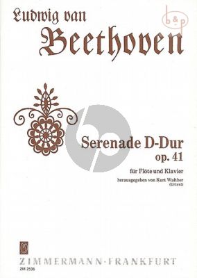 Serenade D-dur Op.41 for Flute and Piano