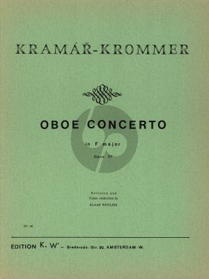 Krommer Concerto F-major Op.37 Oboe and Orchestra (piano reduction) (Klaas Weelink)