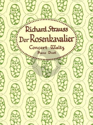 Strauss Concert Waltz Op.59 (from Der Rosenkavalier) for Piano 4 Hands (Otto Singer)