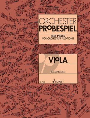 Orchester Probespiel Viola