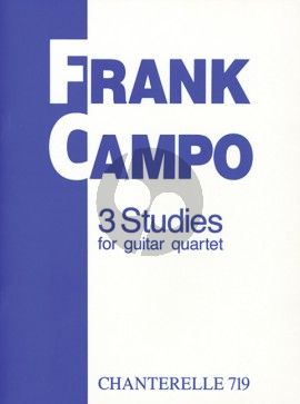 Campo 3 Studies for 4 Guitars Score and Parts