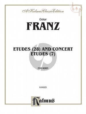 Etudes and Concert Etudes for Horn