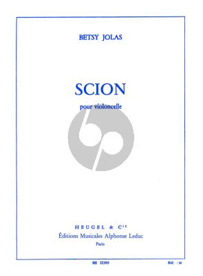 Jolas Scion pour Violoncelle seul