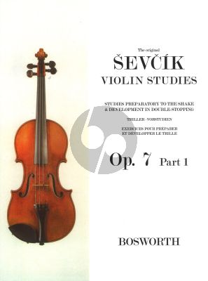 Sevcik Studies Preparatory to the Shake & Development in Double-Stopping Op.7 Vol.1 Violin (1st Position)