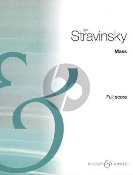 Strawinsky Mass Mixed Choir-Double Wind Quintet Fullscore