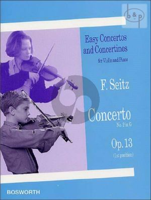 Seitz Concerto G-major Op.13 Violin-Piano (1st Position)