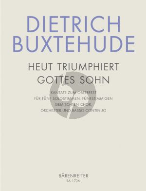 Heut triumphieret Gottes Sohn BuxWV 43 Osterkantate Partitur