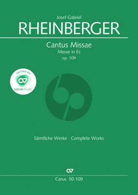 Rheinberger Missa Es Op. 109 SATB-SATB Partitur (Cantus Missae) (Günter Graulich)