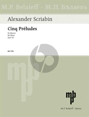 Scriabin 5 Preludes Op. 16 Klavier