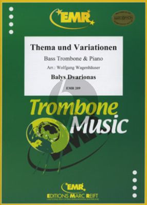 Dvarionas Thema und Variationen Bassposaune und Klavier (transcr. Wolfgang Wagenhäuser)