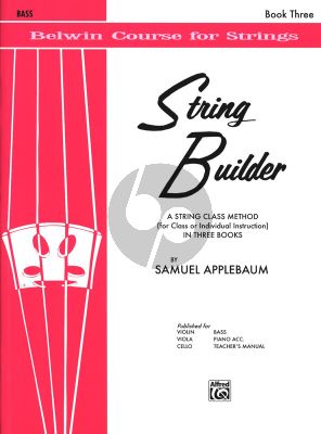 Applebaum Stringbuilder Vol.3 Bass