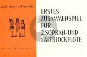 Erstes Zusammenspiel 2 Sopran und Altblockflöte