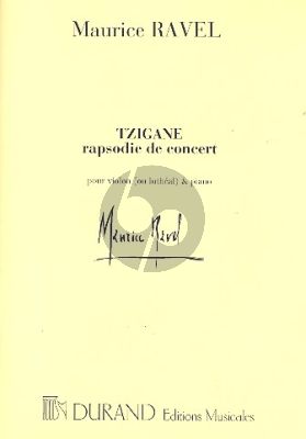 Ravel Tzigane pour Violon[ou Lutheal]-Piano