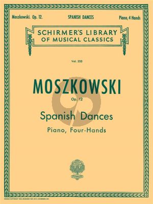 Moszkowski 5 Spanish Dances Op.12 for Piano 4 Hands