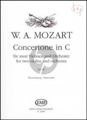 Concertone in C KV 190 2 Violins-Piano
