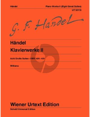 Handel Klavierwerke vol.2 8 Grosse Suiten Klavier ( HWV 426-433 )