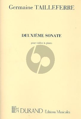 Tailleferre Sonate No. 2 pour Violon et Piano