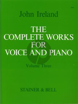 Ireland Complete Works Vol. 3 Medium Voice