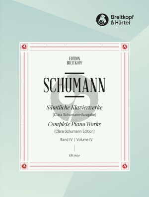 Schumann Klavierwerke Vol. 4 (Clara Schumann) (herausgegeben von Wilhelm Kempf)