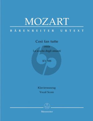 Mozart Cosi fan Tutte KV 588 Vocal Score (ital./germ.) (Faye Ferguson / Rehm, Wolfgang)