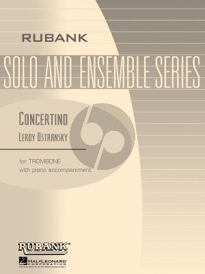 Ostransky Concertino for Trombone and Piano (grade 5)