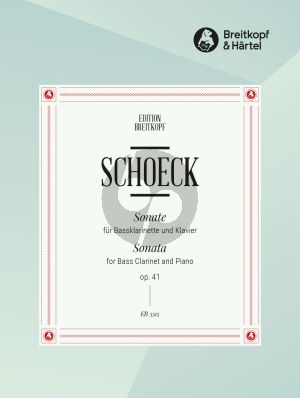 Schoeck Sonate Op. 41 Bassklarinette und Klavier (Kolja Lessing)