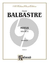 Balbastre Livre de Noels (Christmas Music) Vol.2 Organ
