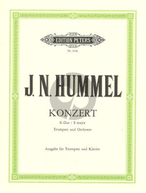 Hummel  Konzert E dur Trompete-Klavier