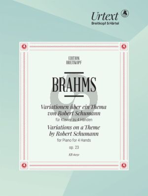 Brahms Variations on a Theme of Robert Schumann Op. 23 for Piano 4 Hands (piano 4 hands)