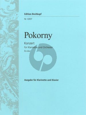Pokorny Konzert Es-dur Klarinette-Orchester (KA) (Becker-Manicke)