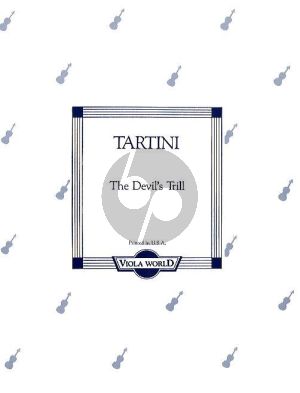 Tartini Devil's Trill Sonate for Viola and Piano (arr. Alan Arnold)