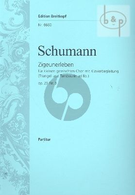 Zigeunerleben Op.29 / 3 Im Schatten des Waldes (SATB-Piano[Triangel/Tambour ad lib.])