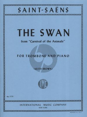 Saint Saens The Swan Trombone and Piano (Edited by Keith Brown)