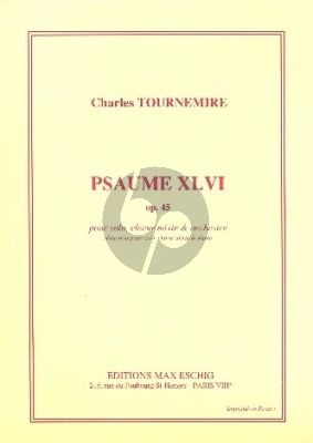 Tournemire Psaume Xlvi Op.45 Choeur-Piano