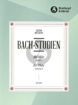 Bach-Studien Vol.2 Flote (24 Ubertragungen aus Werken von J.S. Bach) (Schindler-Braun)