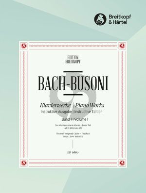 Bach Das Wohltemperierte Klavier 1. Teil / Heft 1: BWV 846-853 (Busoni)