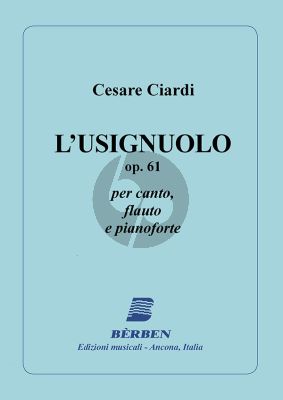 Ciardi L'usignuolo Op. 61 Voice-Flute and Piano