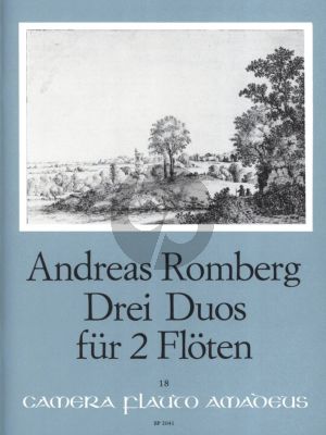 Romberg 3 Duette Op. 62 fur 2 Flöten Stimmen (Herausgeber Bernhard Pauler)