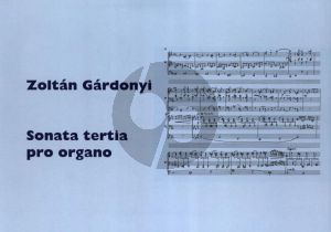 Sonata Tertia Orgel