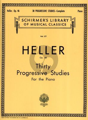 Heller 30 Progressive Studies Op.46 Piano