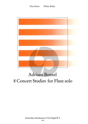 Bonsel 8 Concert Studies for Flute (1963) (Grade 3-4)